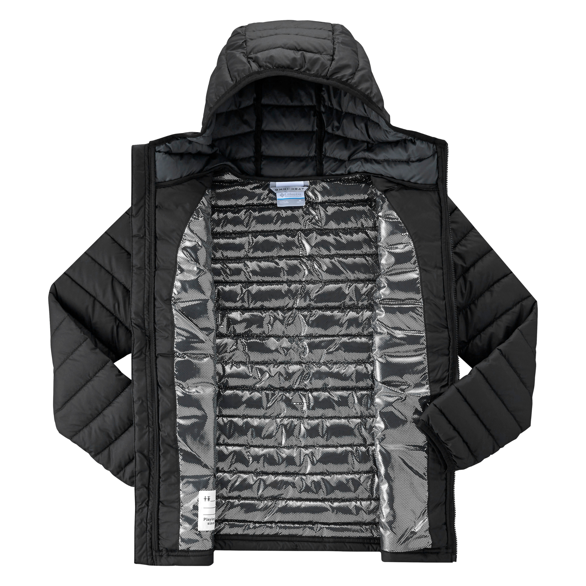 Columbia Kids Powder Lite II Hooded Insulated Jacket Black 010 2090023