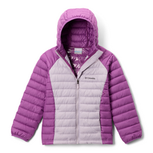 Load image into Gallery viewer, Columbia Kids Powder Lite II Hooded Insulated Jacket (Lavender Pearl)(Ages 4-18)