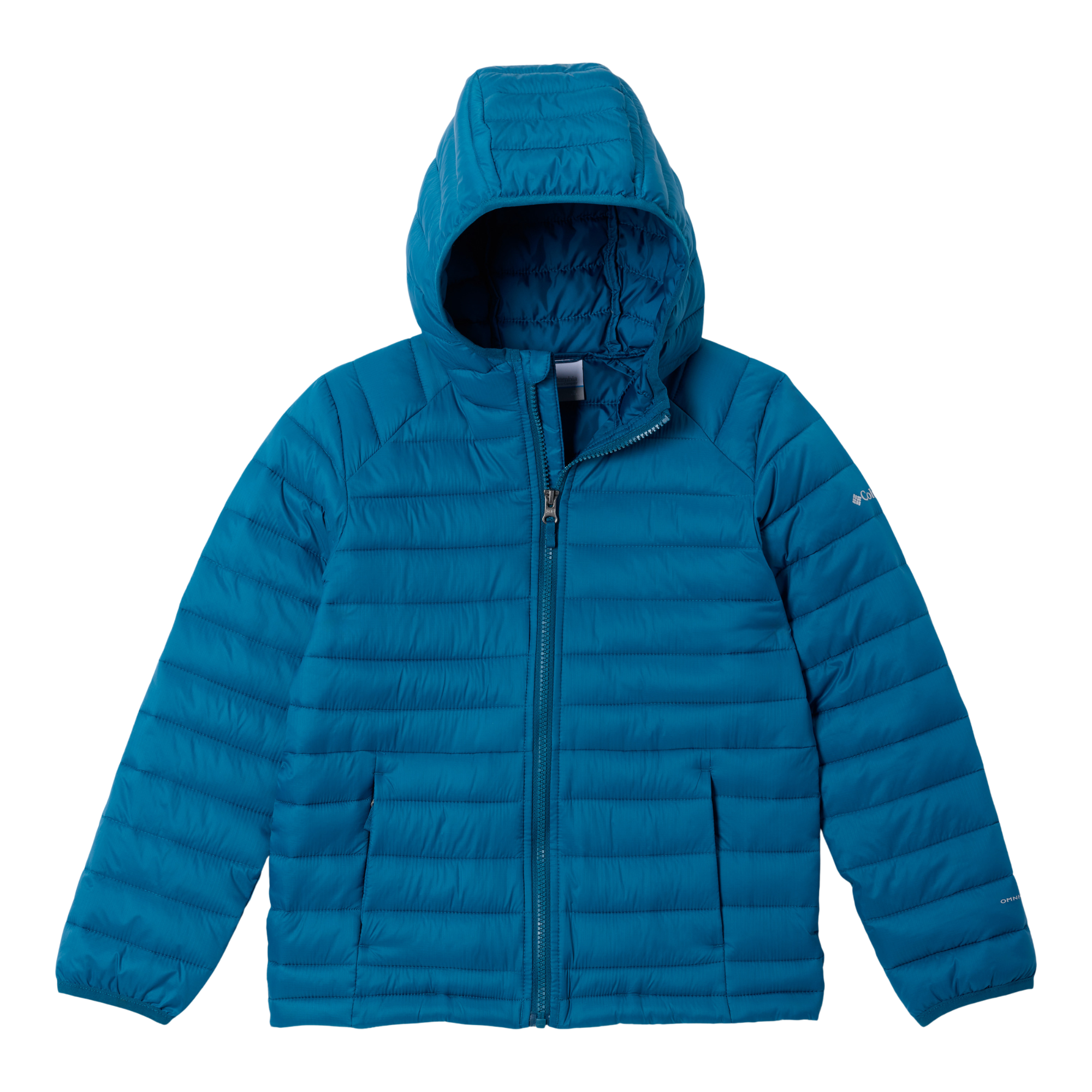 Columbia Kids Powder Pass Hooded Insulated Jacket Phoenix Blue 442 2154871