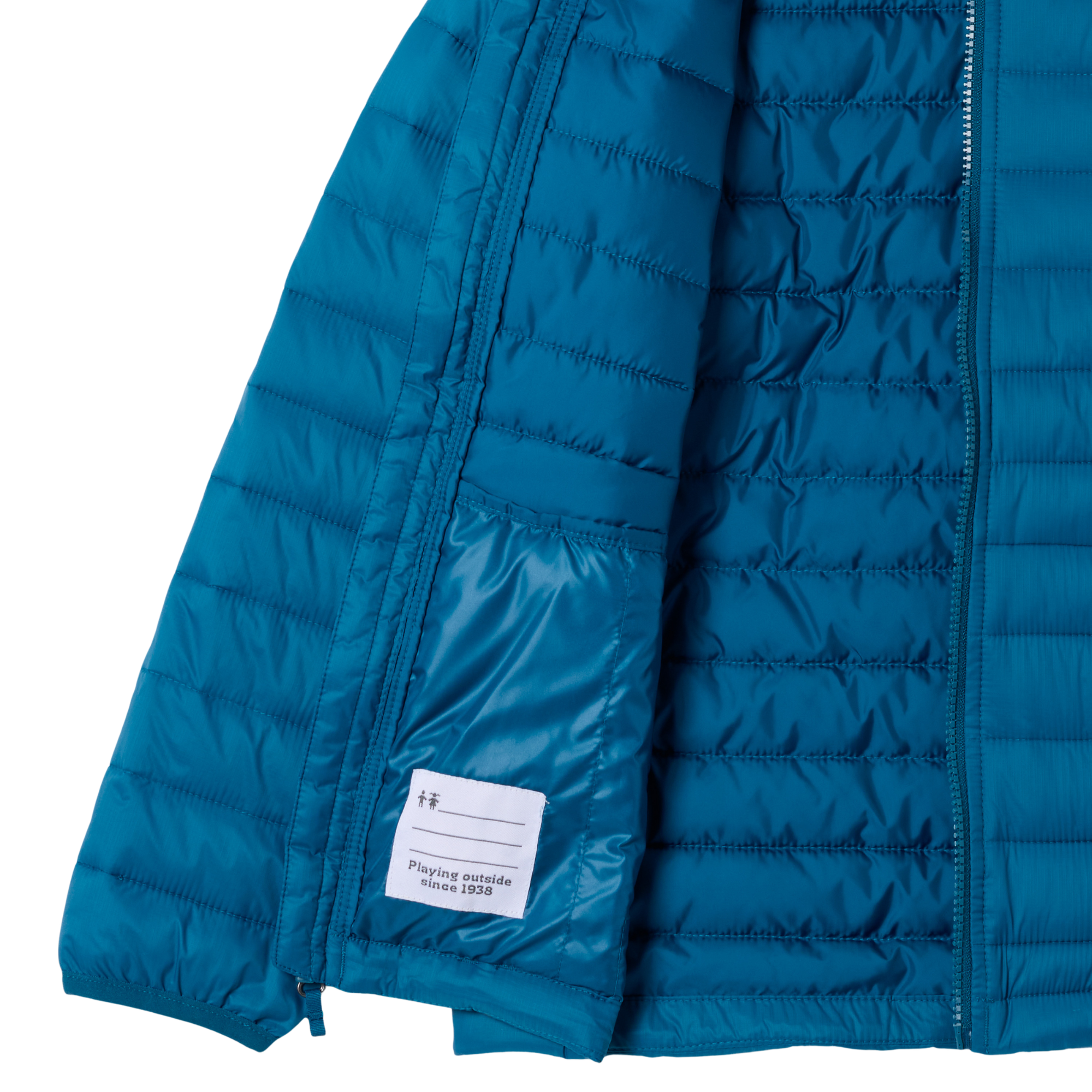 Columbia Kids Powder Pass Hooded Insulated Jacket Phoenix Blue 442 2154871