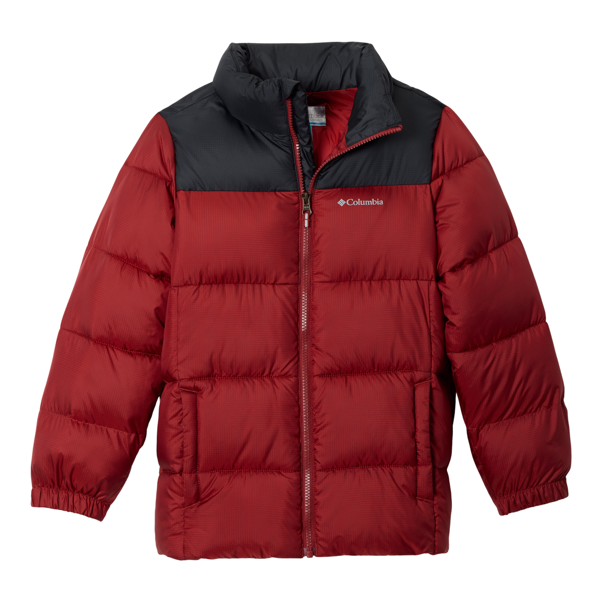 Columbia Kids Puffect II Insulated Puffer Jacket Red Oxide Black 632 2089992