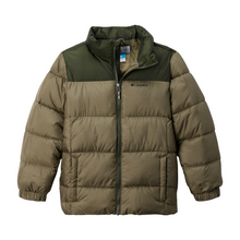 Load image into Gallery viewer, Columbia Kids Puffect II Insulated Puffer Jacket (Stone Green/Greenscape)(Ages 10-18)