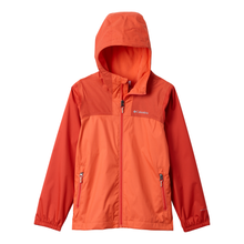 Load image into Gallery viewer, Columbia Kids Rainy Trails III Fleece Lined Waterproof Jacket (Zing/Super Sonic)