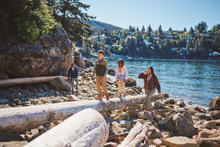 Load image into Gallery viewer, Columbia Kids Steens Mountain II Quarter Snap Fleece (Greenscape/Stone Green)(Ages 6-18)