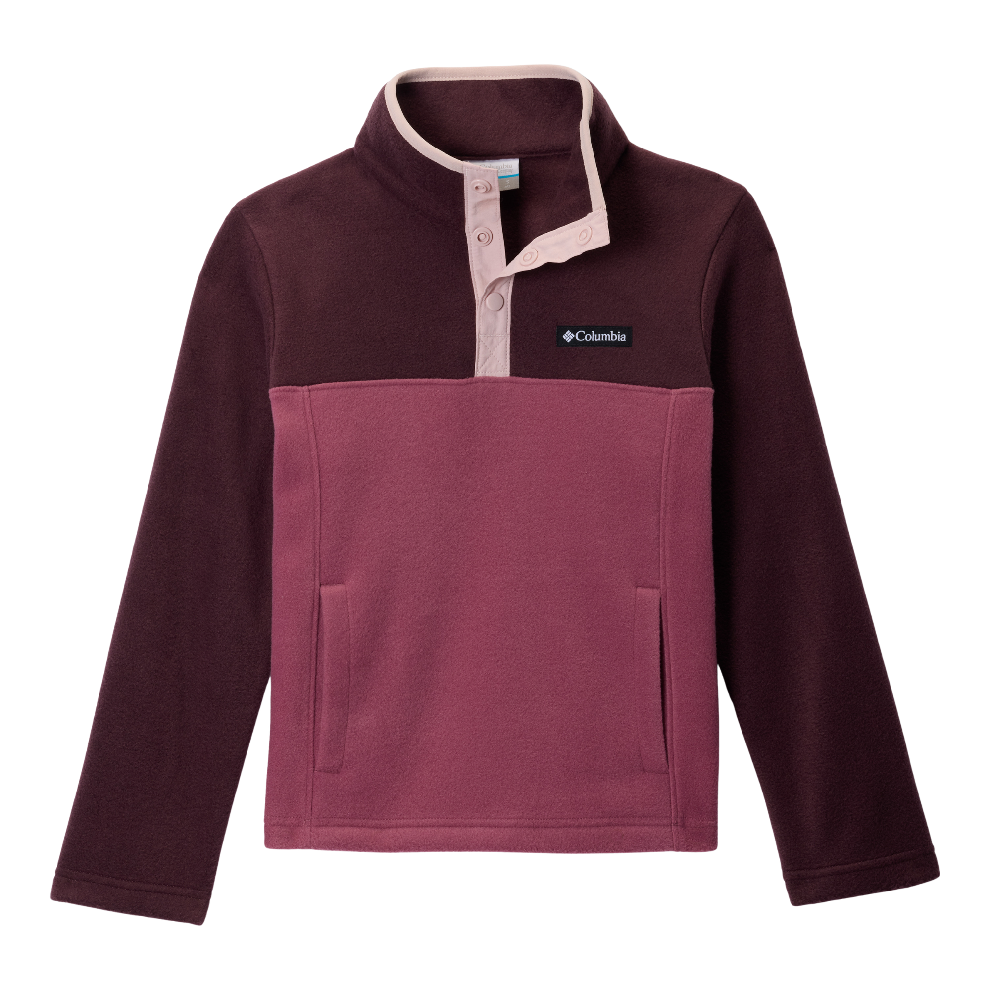 Columbia Kids Steens Mountain II Quarter Snap Fleece Mauve Moonvista Mineral Pink 551 2087881