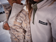 Load image into Gallery viewer, Columbia Kids Helvetia II Sherpa Half Snap Fleece Top (Dark Stone/Stone Green)(Ages 4-18)