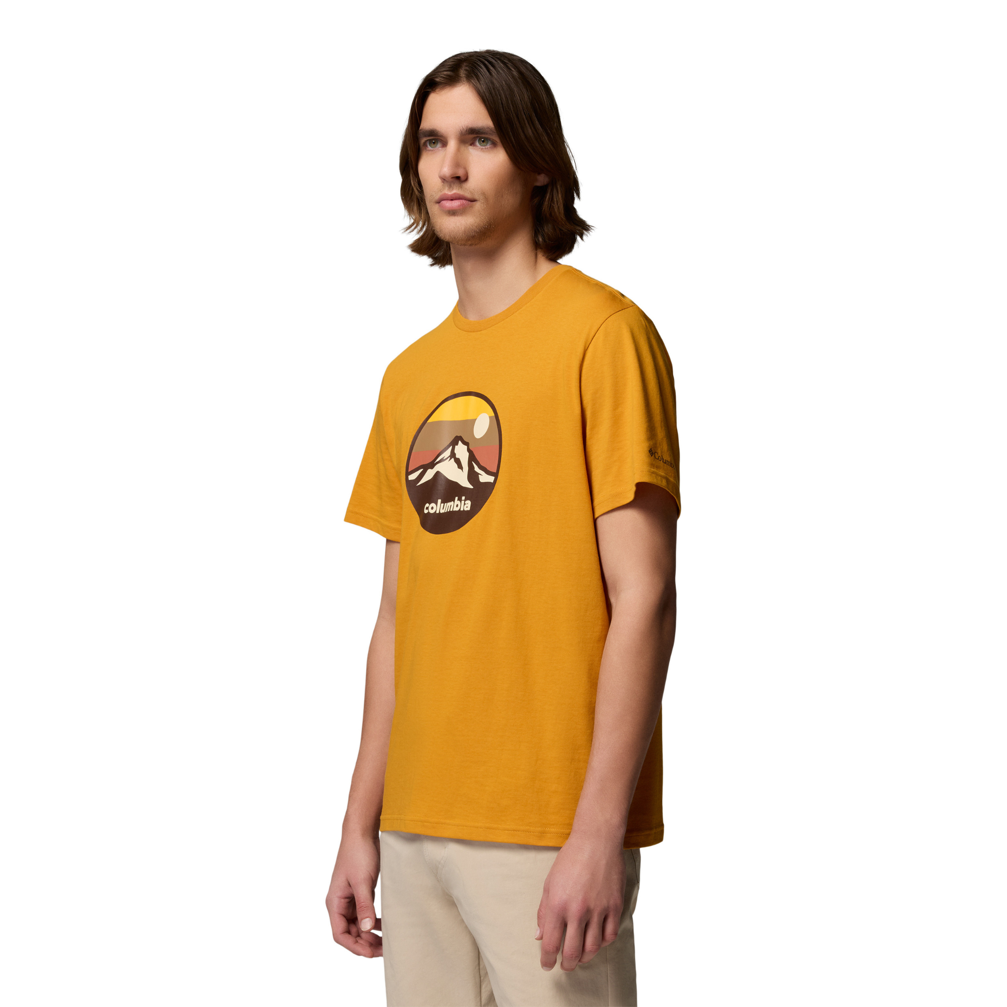 Columbia Men's CSC Seasonal Graphic 100% Cotton Short Sleeve Tee Squash Retro Scoped 735 2155031