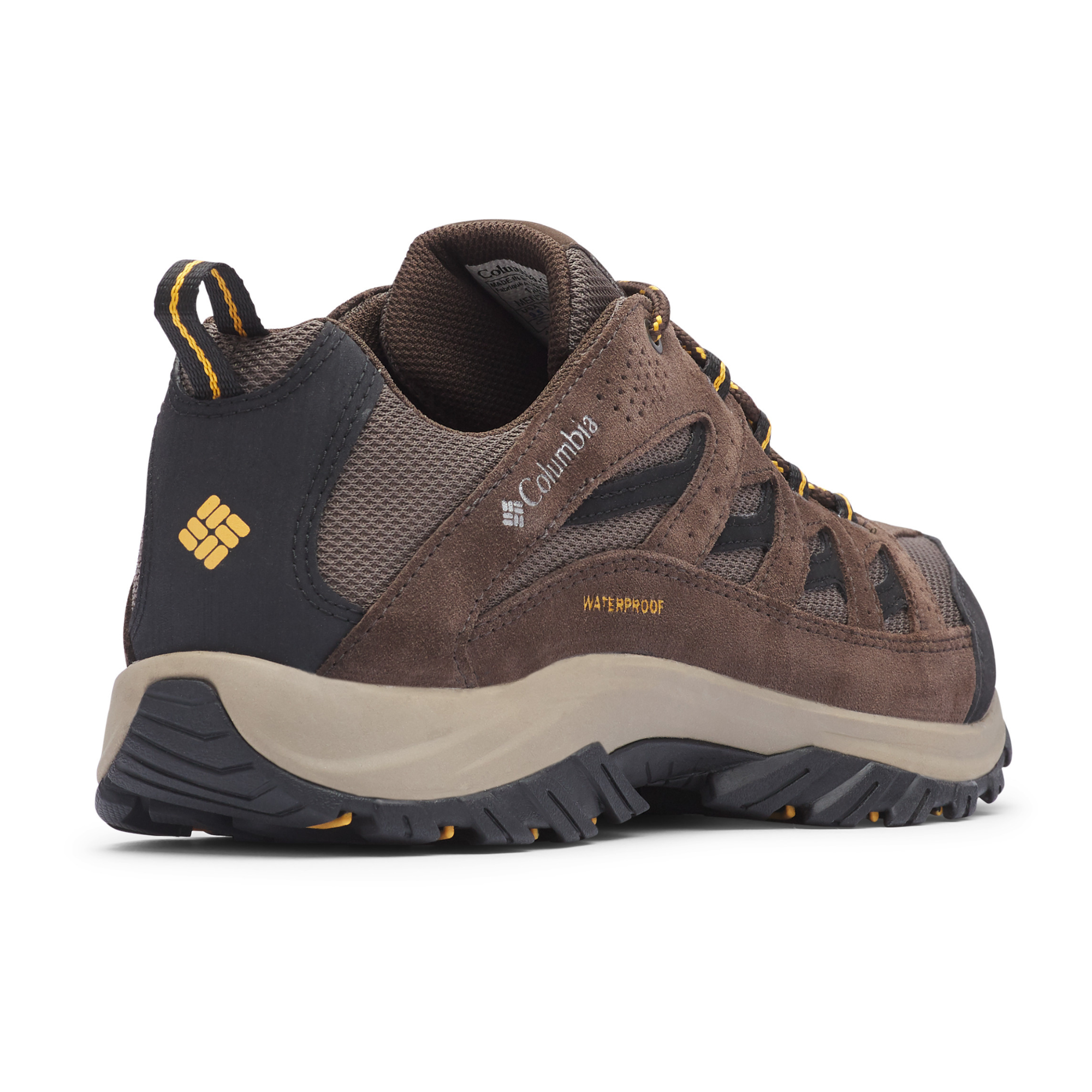 Columbia Men's Crestwood Waterproof Trail Shoes (Mud/Squash)