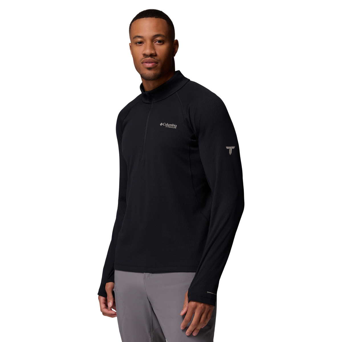 Columbia Men's DriVenture Half Zip Fleece Top (Black)
