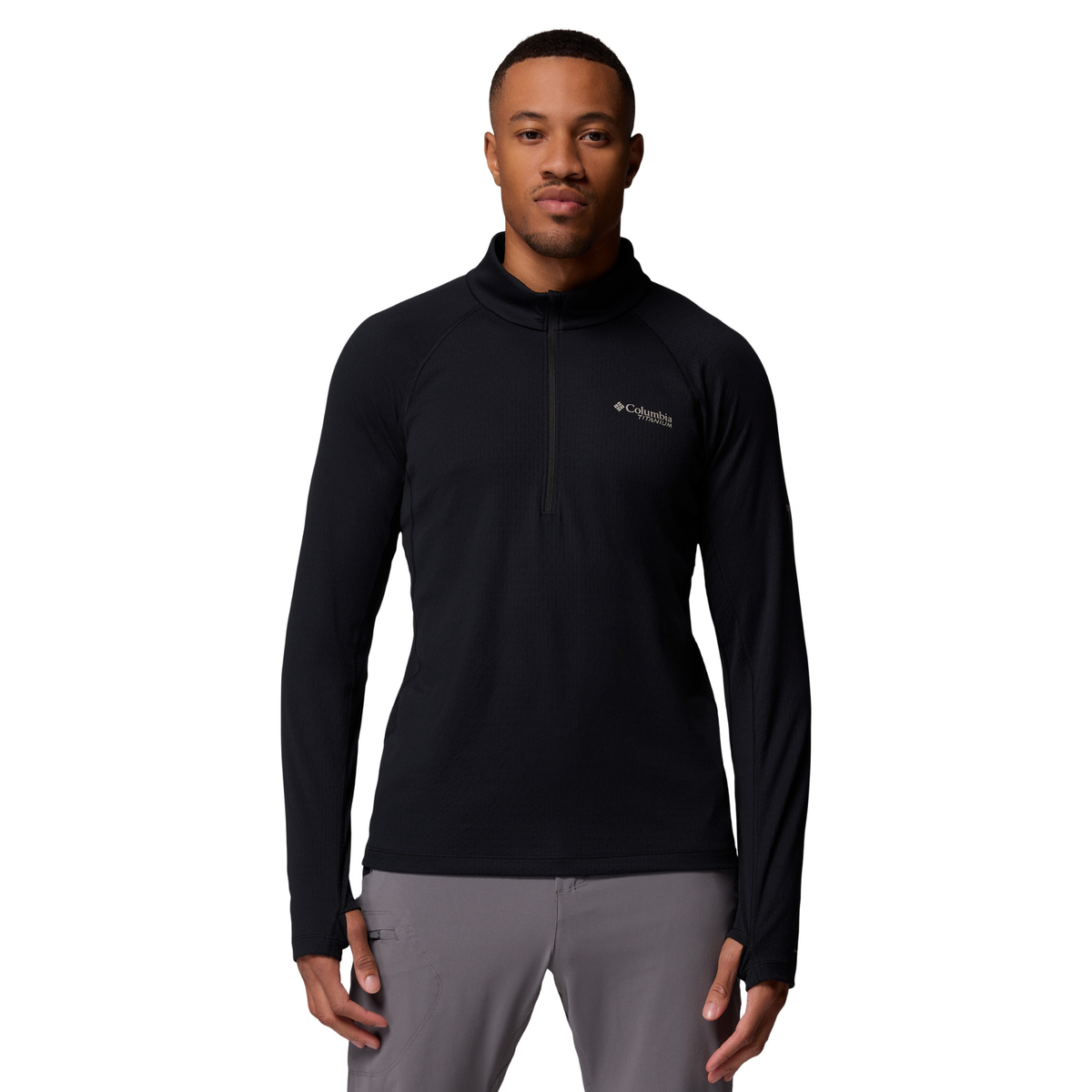 Columbia Men's DriVenture Half Zip Fleece Top (Black)
