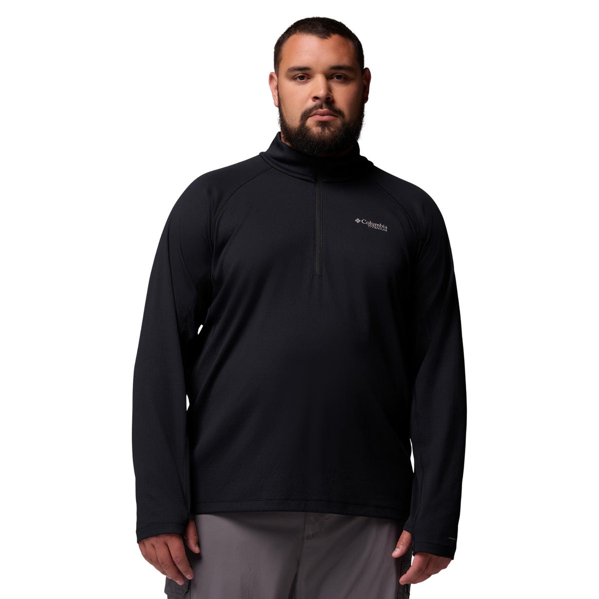 Columbia Men's DriVenture Half Zip Fleece Top (Black)