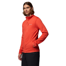 Load image into Gallery viewer, Columbia Men's Essential Hike Grid Full Zip Fleece (Super Sonic/Zing)