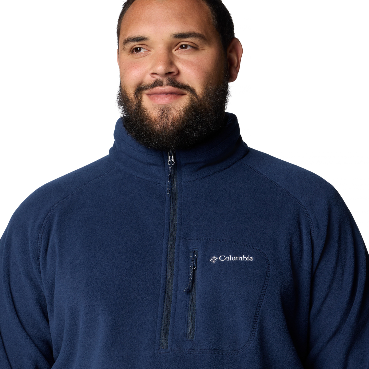 Columbia Men's Fast Trek III Half Zip Fleece Top (Collegiate Navy)