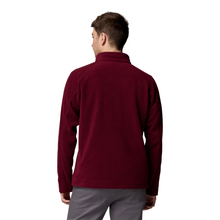 Load image into Gallery viewer, Columbia Men's Fast Trek III Half Zip Fleece Top (Rich Wine)