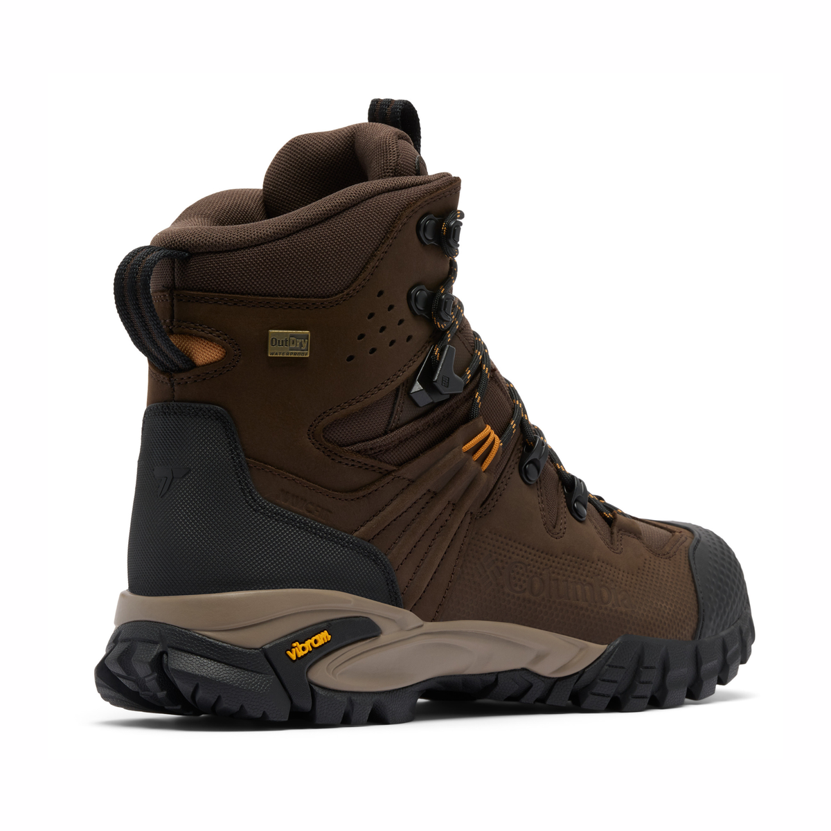 Columbia Men's Geoterra Outdry Leather Trail Boots Cordovan Canyon Sun 231 2079111