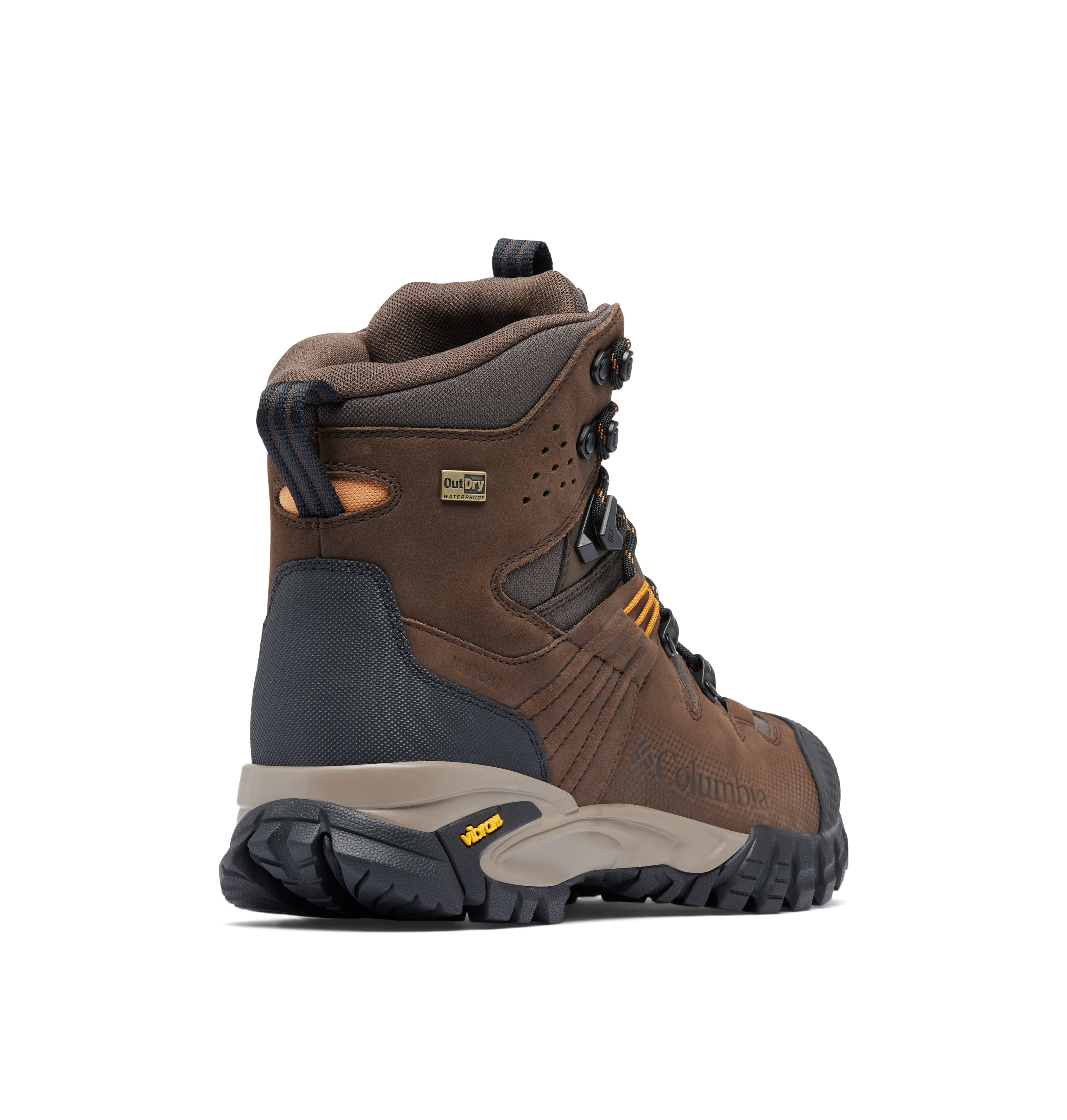 Columbia Men's Geoterra Outdry Leather Trail Boots (Cordovan/Canyon Sun)