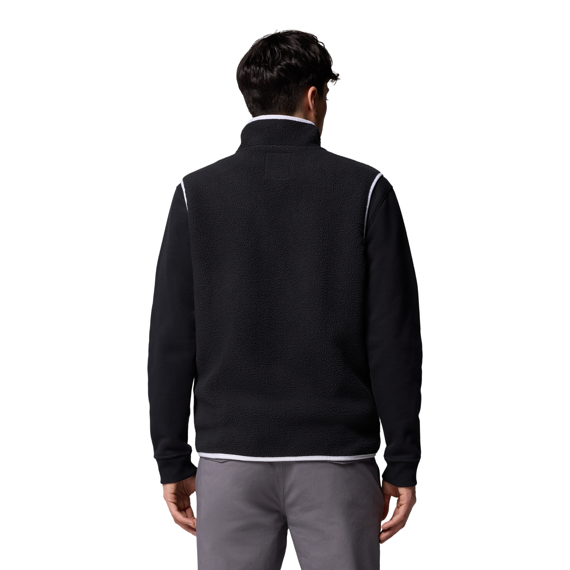 Columbia Men's Helvetia II Full Snap Fleece Vest (Black)