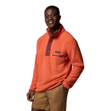 Load image into Gallery viewer, Columbia Men's Helvetia II Half Snap Fleece Top (Tuscan/Spice)
