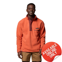Load image into Gallery viewer, Columbia Men's Helvetia II Half Snap Fleece Top (Tuscan/Spice)