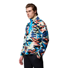 Load image into Gallery viewer, Columbia Men's Helvetia II Printed Half Snap Fleece Top (Compass Blue Reflections)