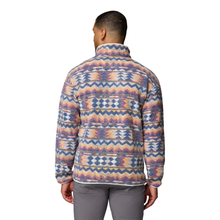 Load image into Gallery viewer, Columbia Men's Helvetia II Printed Half Snap Fleece Top (Sea Salt/Retrotree)