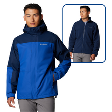 Load image into Gallery viewer, Columbia Men's Hikebound II 3-IN-1 Interchange Waterproof Insulated Jacket (Mountain Blue)