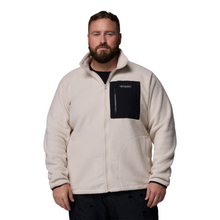 Load image into Gallery viewer, Columbia Men's Jasper Ridge Pebbled Full Zip Fleece (Dark Stone/Black)