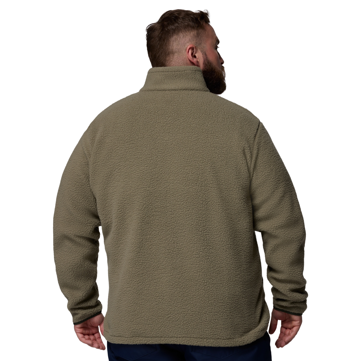Columbia Men's Jasper Ridge Pebbled Full Zip Fleece (Stone Green/Greenscape)