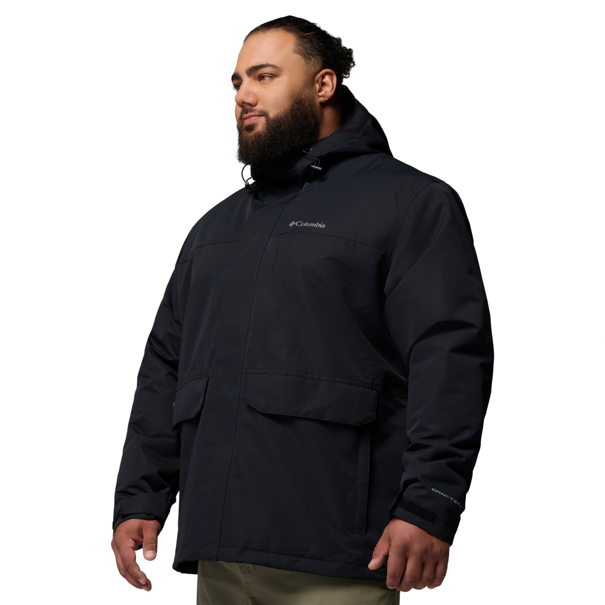 Columbia Men's Landroamer Fleece Lined Waterproof Jacket Black 010 2174421