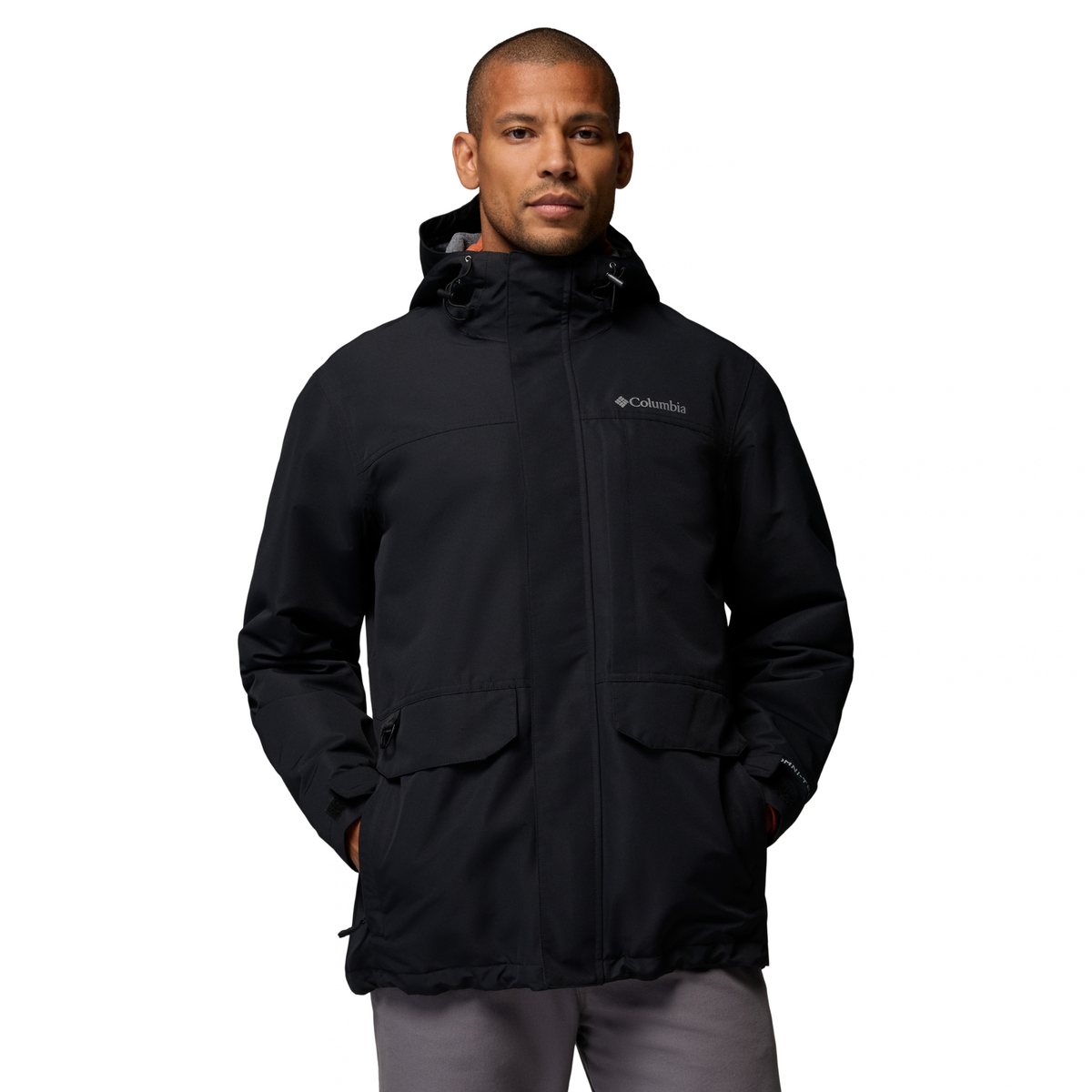 Columbia Men's Landroamer Fleece Lined Waterproof Jacket Black 010 2174421
