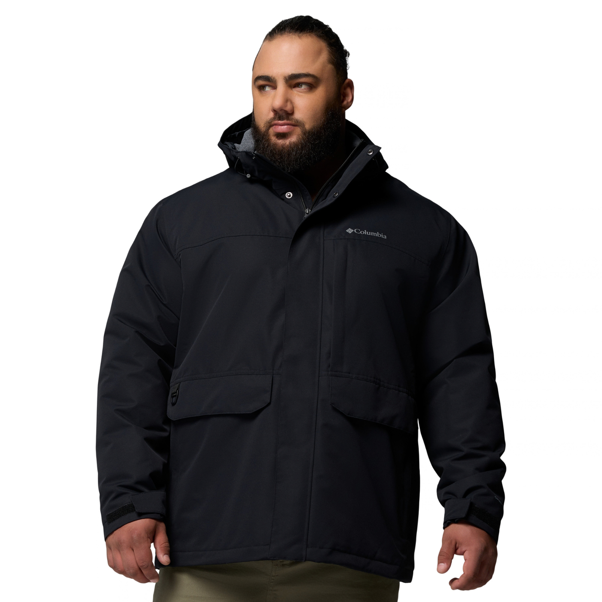 Columbia Men's Landroamer Fleece Lined Waterproof Jacket Black 010 2174421