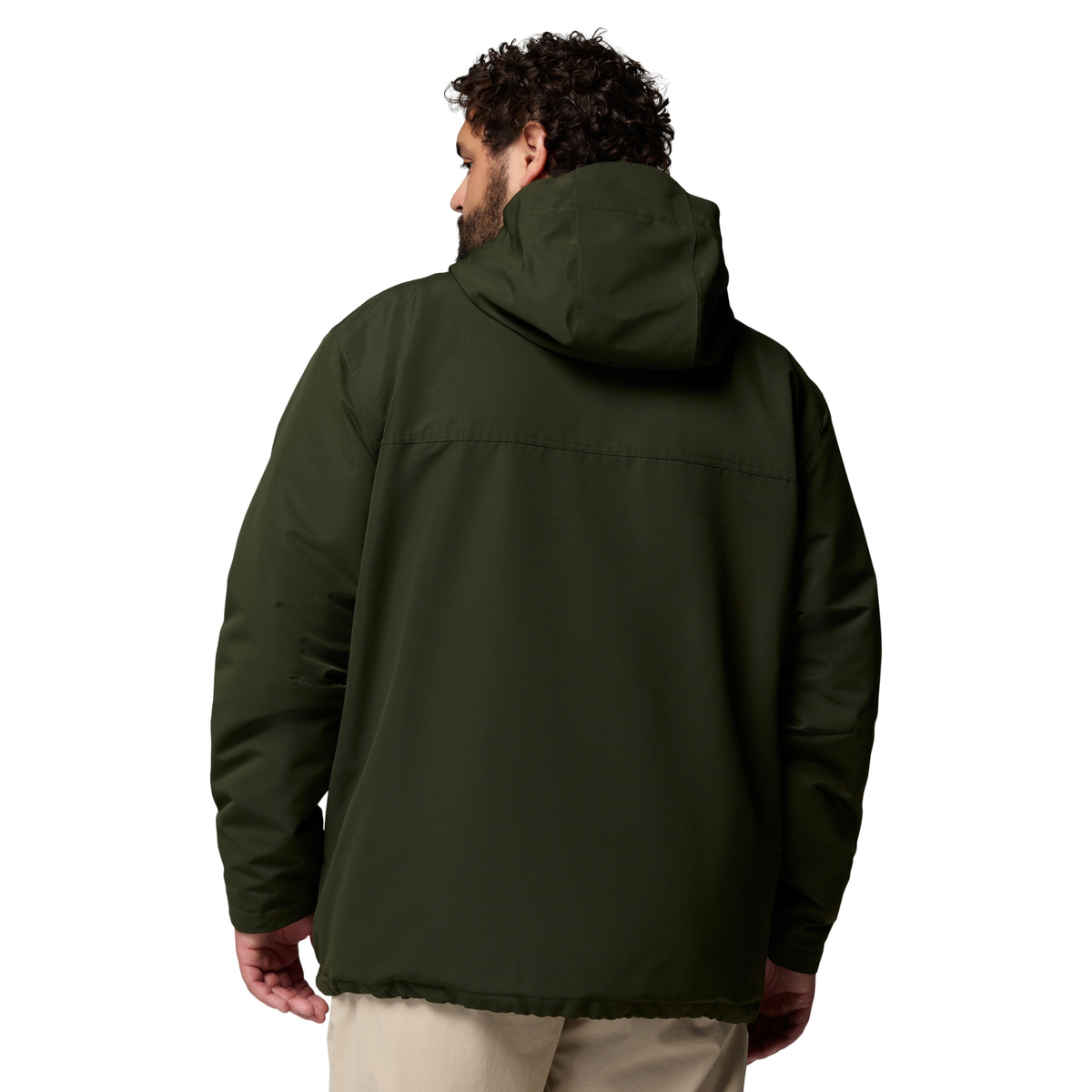 Columbia Men's Landroamer Fleece Lined Waterproof Jacket Greenscape Stone Green 366 2174421