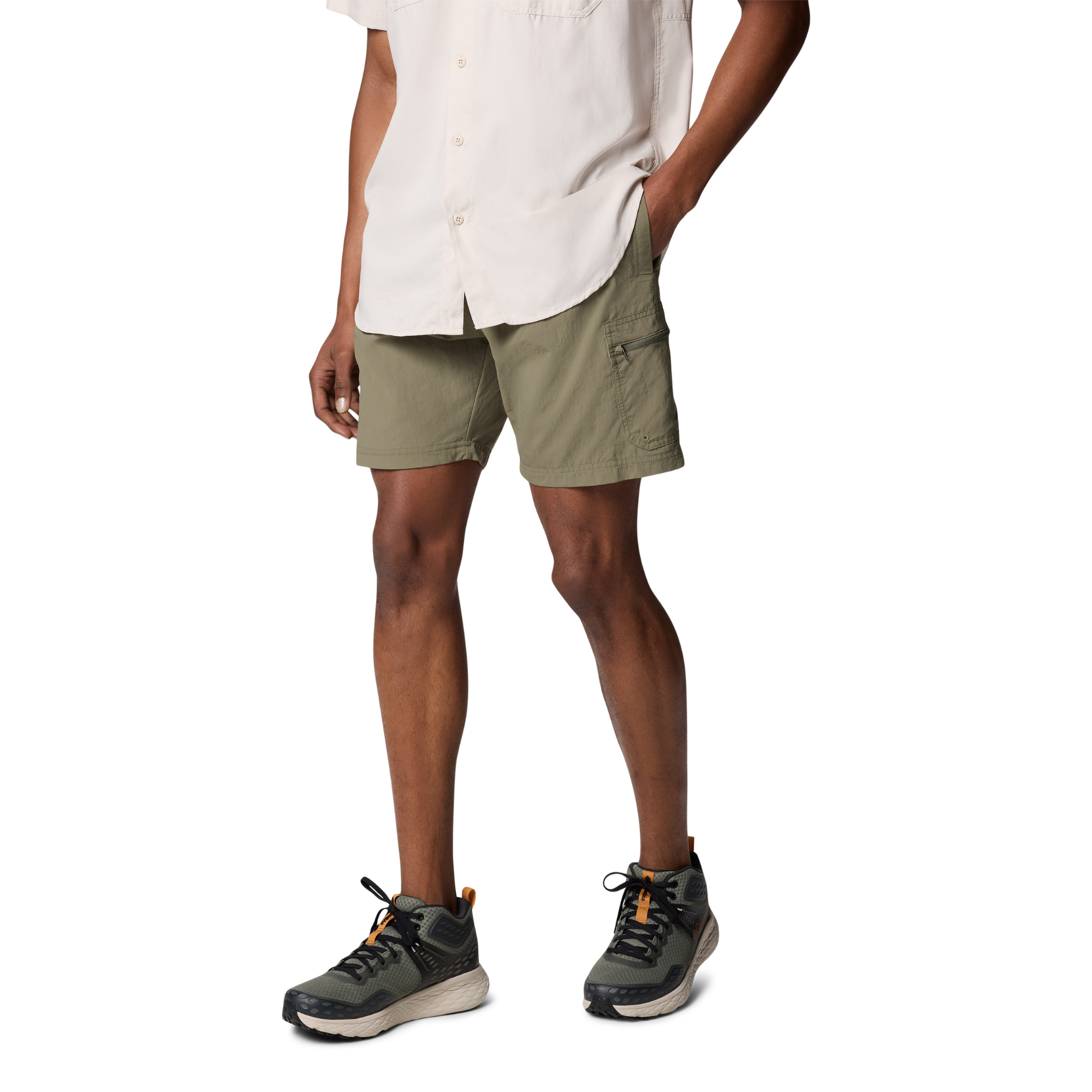 Columbia Men's Mountaindale UPF50 Cargo Shorts (Stone Green)(8in)