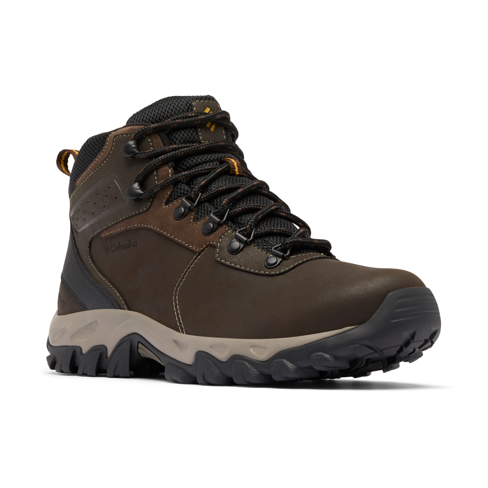 Columbia Men's Newton Ridge Plus II Waterproof Trail Boots (Cordovan/Squash)