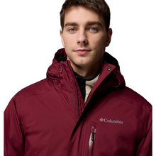 Load image into Gallery viewer, Columbia Men's Oak Harbor II Waterproof Insulated Jacket (Rich Wine)