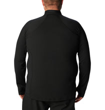 Load image into Gallery viewer, Columbia Men's Omni-Heat Midweight Stretch Long Sleeve Half Zip Baselayer Top (Black)