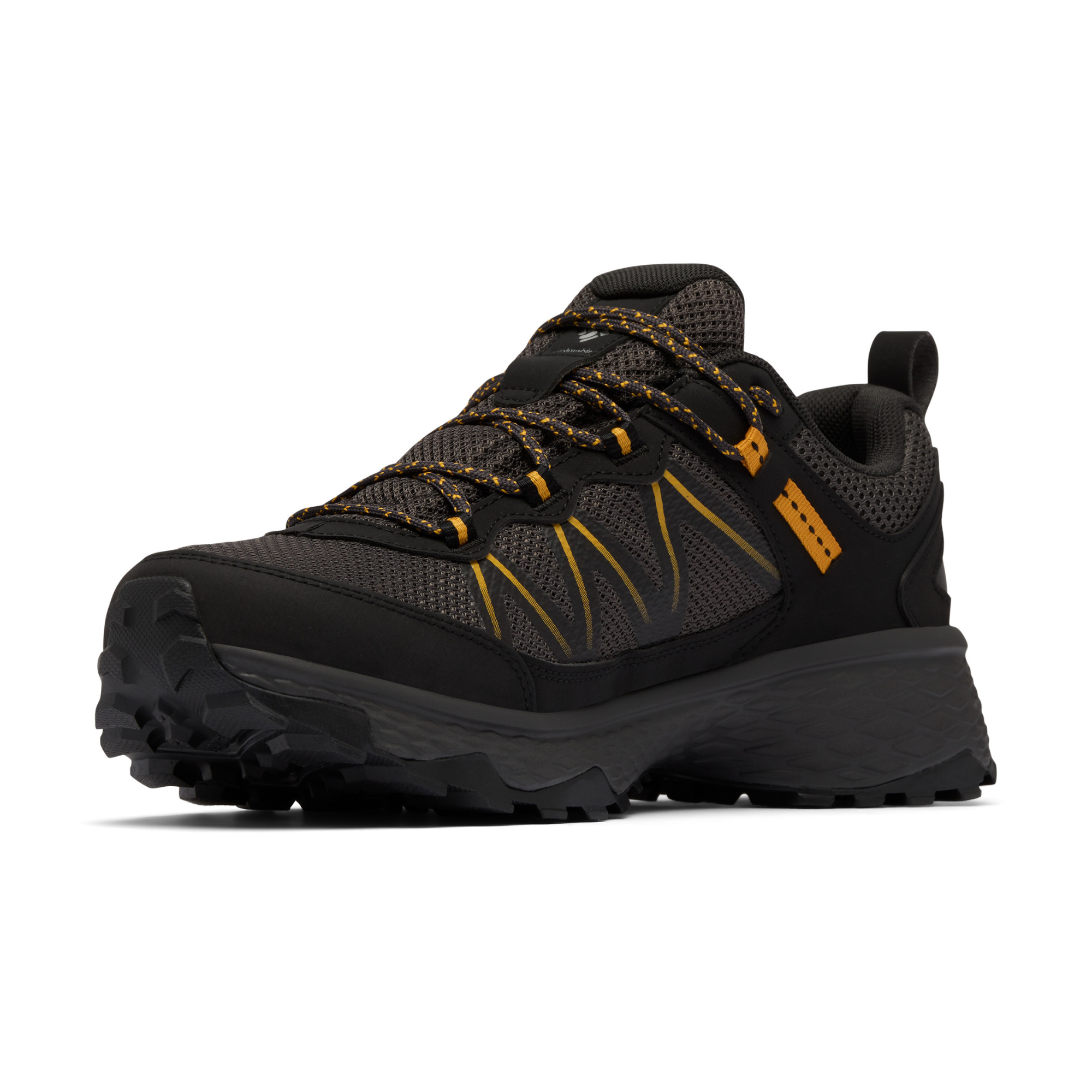 Columbia Men's Peakfreak Rush Outdry Waterproof Trail Shoes (Black/Raw Honey)