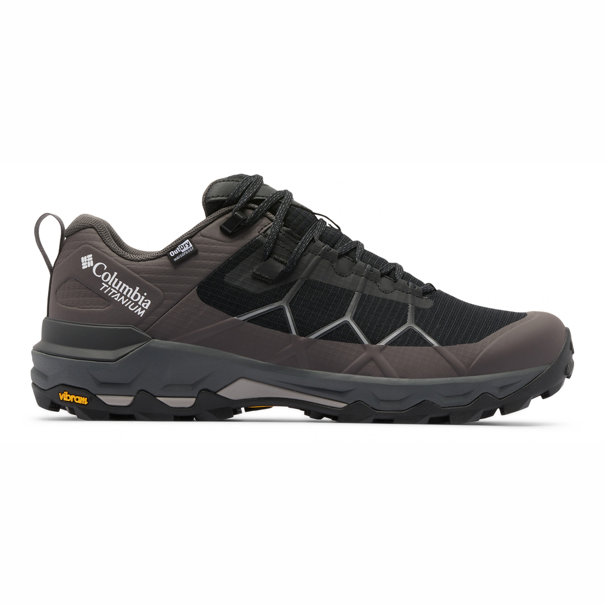 Columbia Men's Peakfreak Titanium Outdry Waterproof Trail Shoes (Black/Ti Titanium)