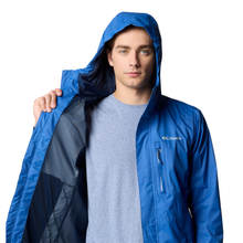 Load image into Gallery viewer, Columbia Men's Pouring Adventure III Waterproof Jacket (Mountain Blue)