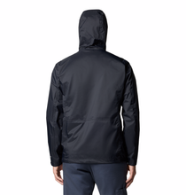Load image into Gallery viewer, Columbia Men's Pouring Adventure Packable Waterproof Jacket (Black)