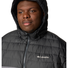Load image into Gallery viewer, Columbia Men's Powder Lite II Hooded Insulated Jacket (City Grey/Shark)