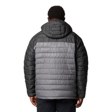 Load image into Gallery viewer, Columbia Men's Powder Lite II Hooded Insulated Jacket (City Grey/Shark)
