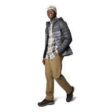 Load image into Gallery viewer, Columbia Men's Powder Lite II Hooded Insulated Jacket (City Grey/Shark)