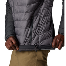 Load image into Gallery viewer, Columbia Men's Powder Lite II Hooded Insulated Jacket (City Grey/Shark)