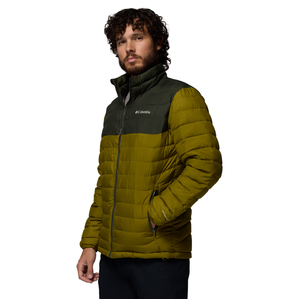 Columbia Men's Powder Lite II Insulated Jacket (Mossy Green/Greenscape)
