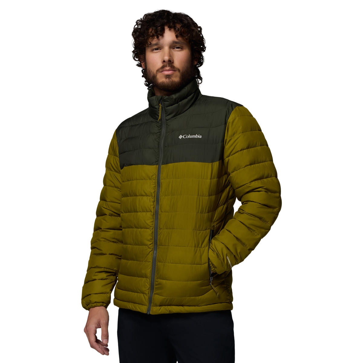 Columbia Men's Powder Lite II Insulated Jacket (Mossy Green/Greenscape)