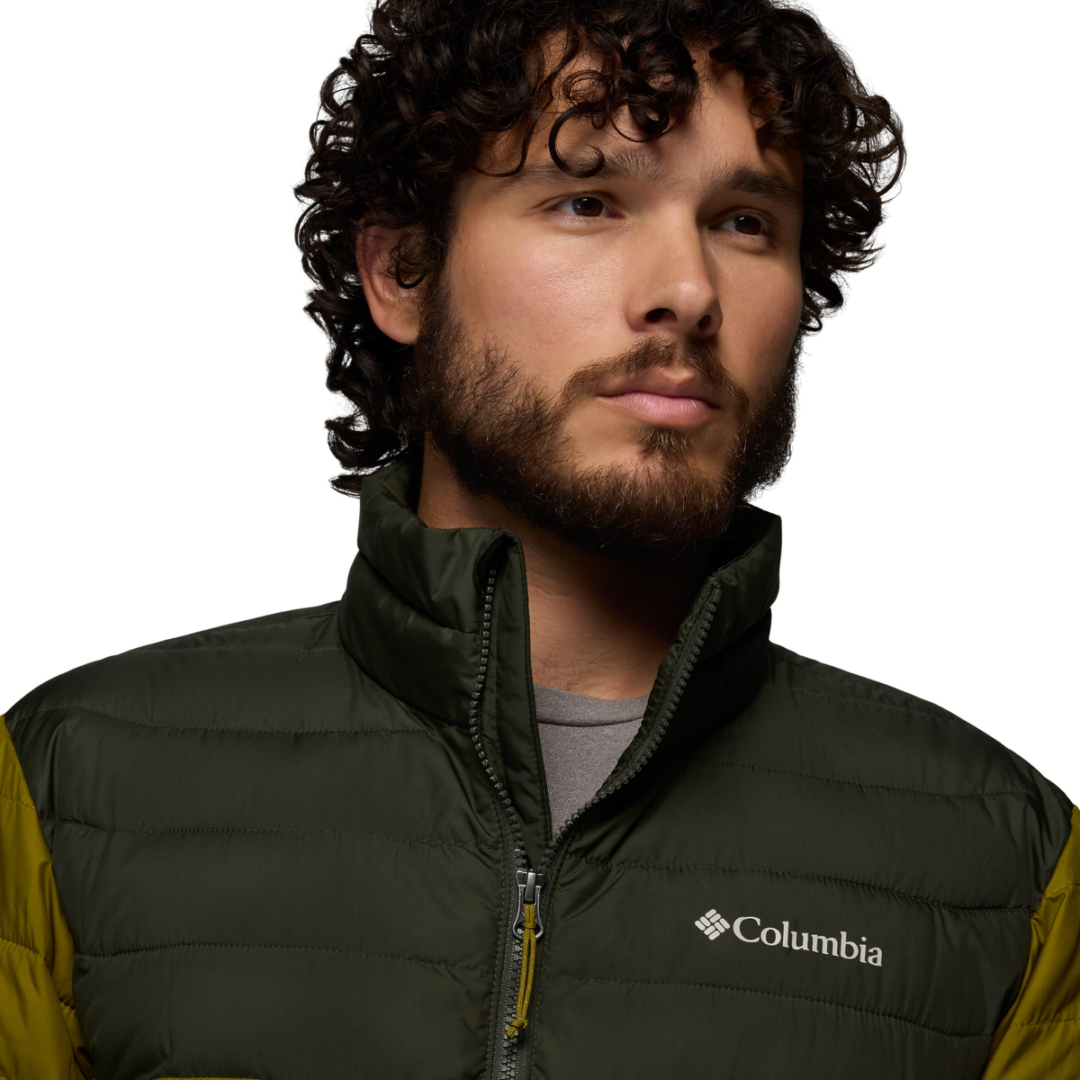 Columbia Men's Powder Lite II Insulated Jacket (Mossy Green/Greenscape)