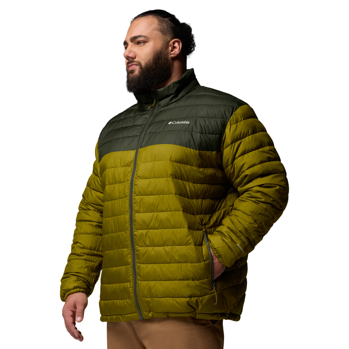 Columbia Men's Powder Lite II Insulated Jacket (Mossy Green/Greenscape)