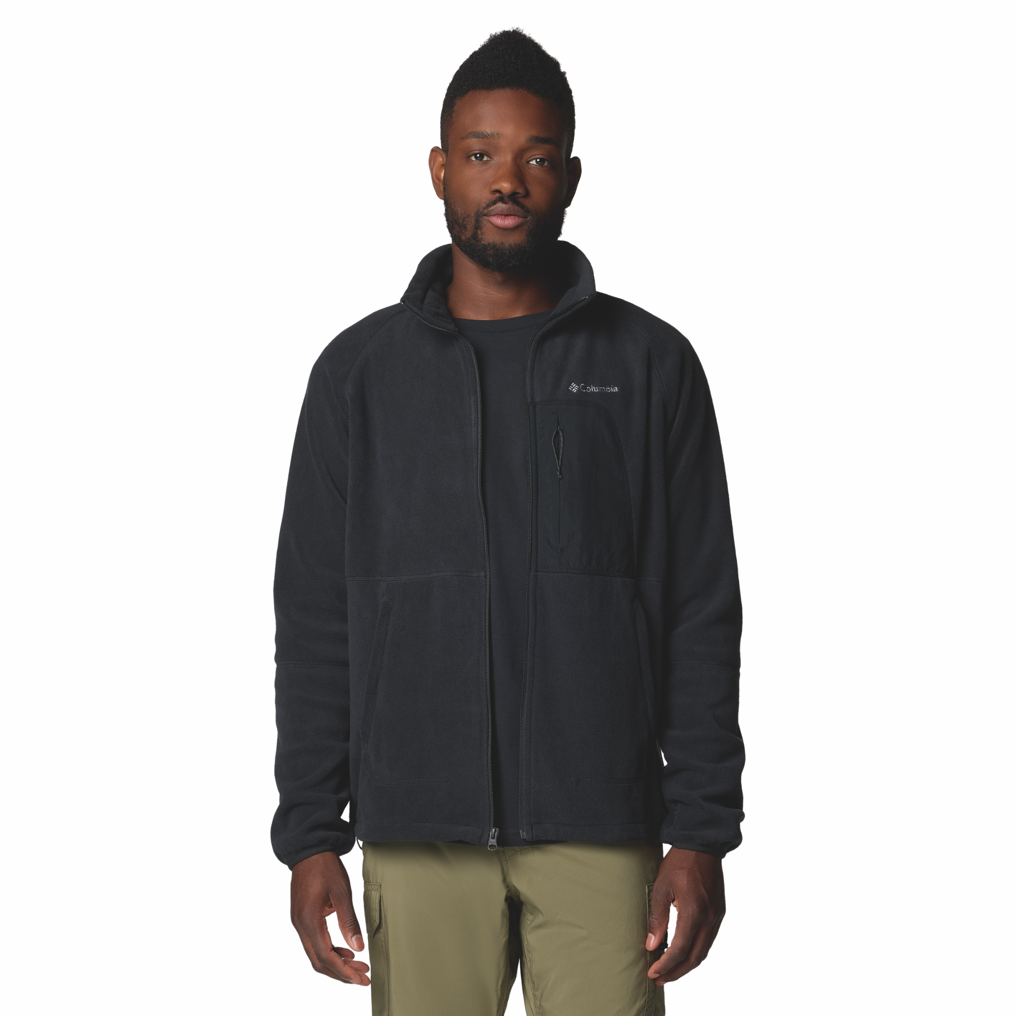 Columbia Men's Rapid Expedition II Full Zip Fleece Black 010 2113951