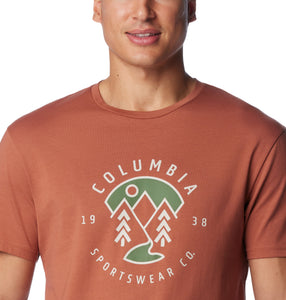 Columbia Men's Rapid Ridge Graphic Tee (Auburn/Naturally Boundless)